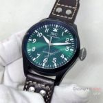 Best Quality IWC Big Pilot's Top Gun Automatic Watch Olive Green Face 43mm-Best Fake IWC Watches
